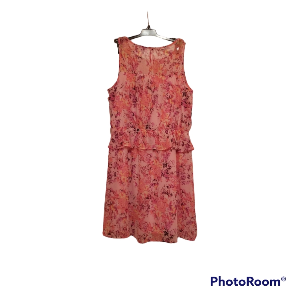 Floral, peplum dress